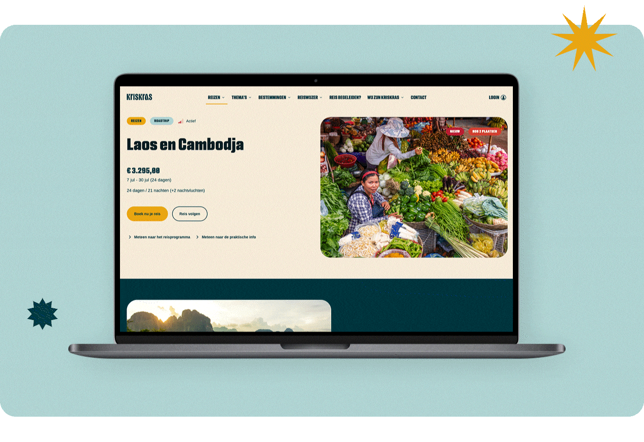 Mockup KrisKras website