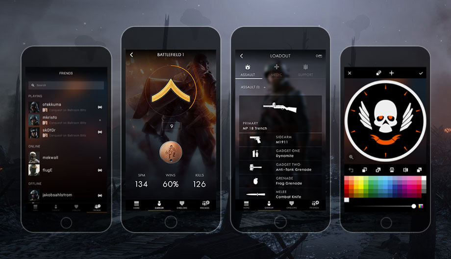 Battlefield 1 companion app