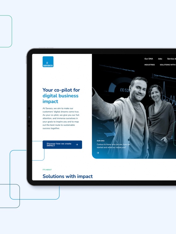 Savaco custom drupal website