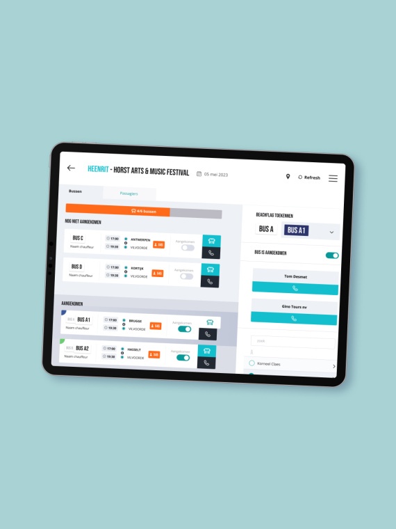 Keolis event-shuttle mockup