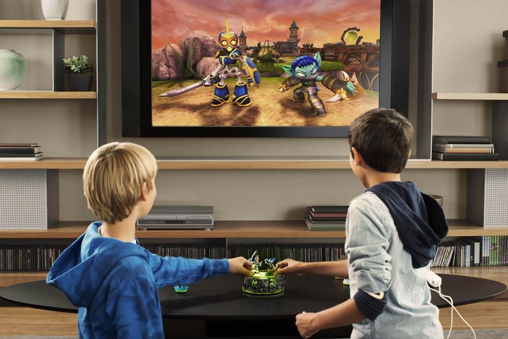 Skylanders op een Portal Of Power. ©Activision