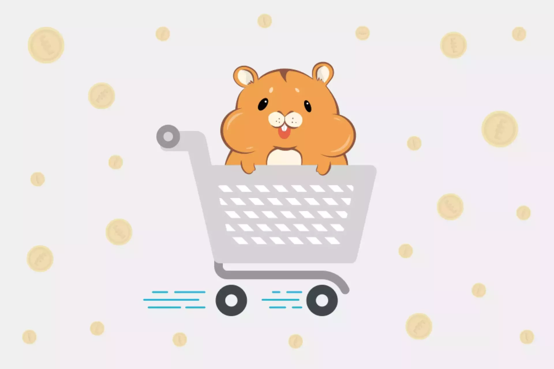 Drupal Commerce hamster in winkelwagen