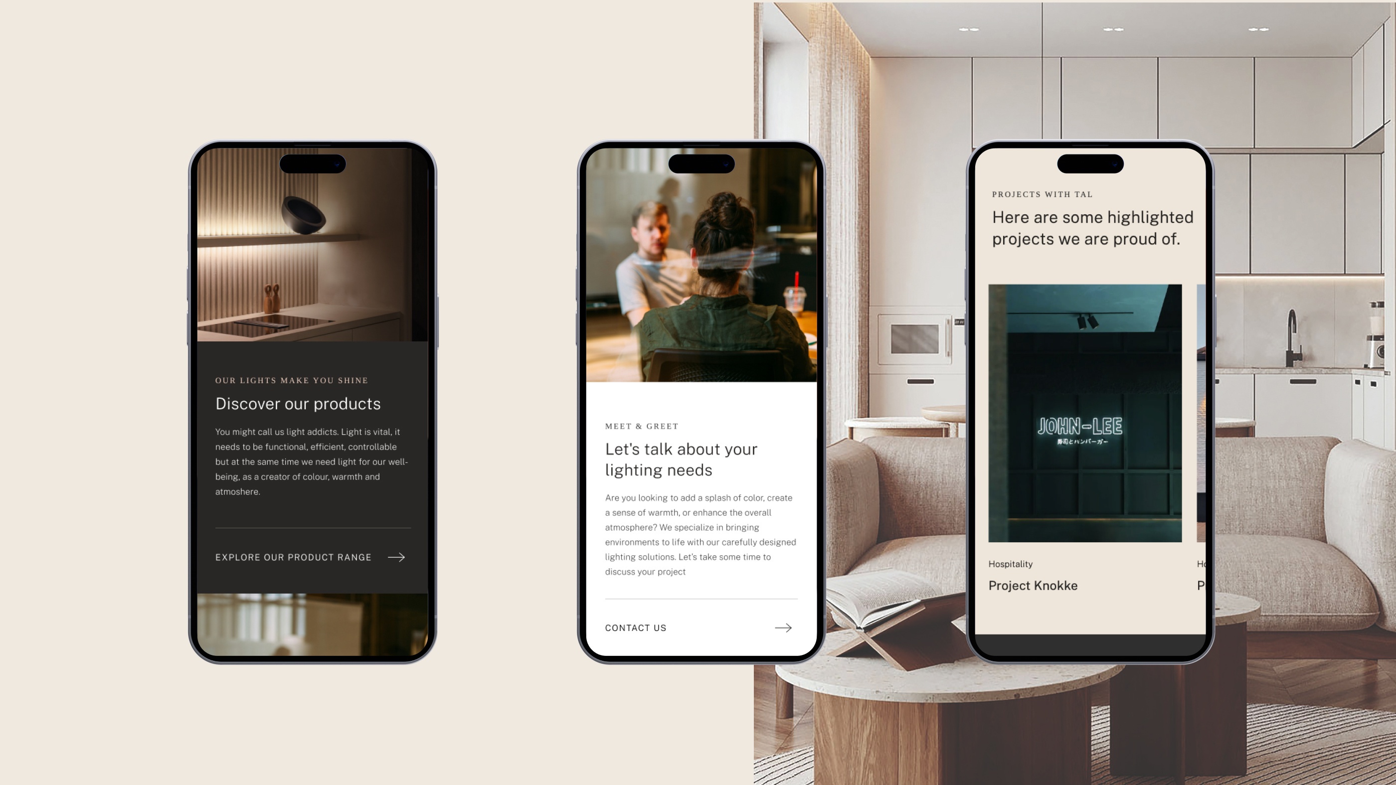 Tal mobile website